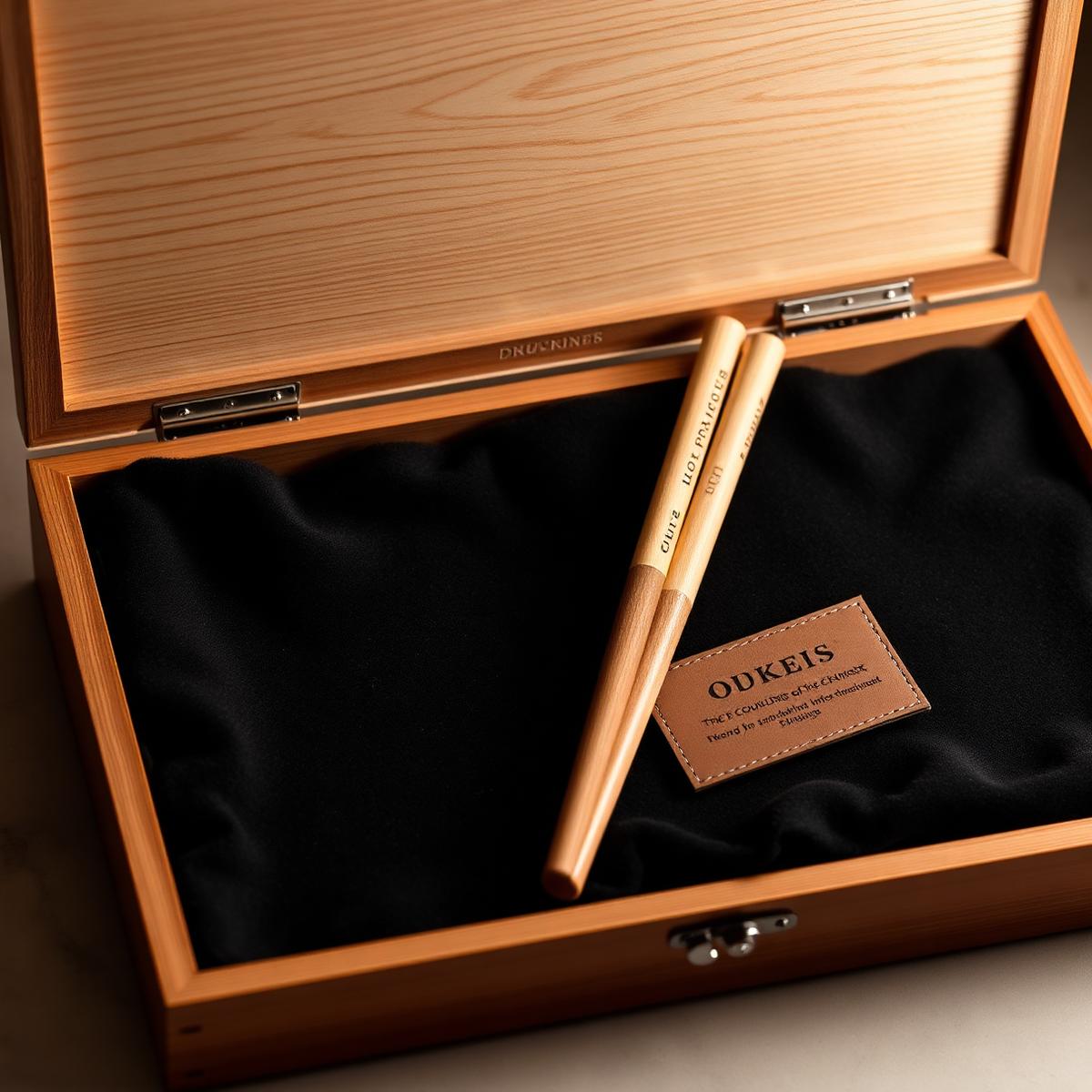 The Founder's 5B — Gift Set drumsticks
